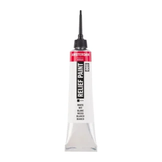 Amsterdam • Deco Reliefpaint Tube 20ml White 100