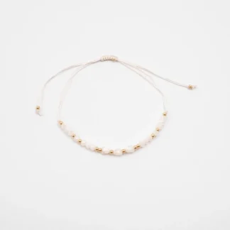 Armbånd Hvit/gull