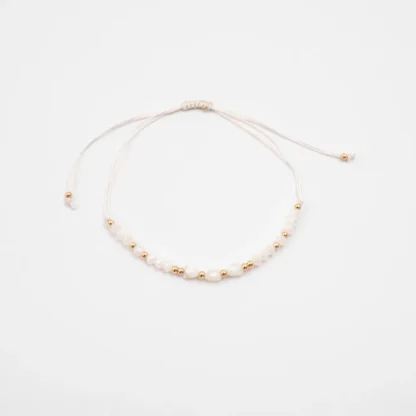 Armbånd Hvit/gull