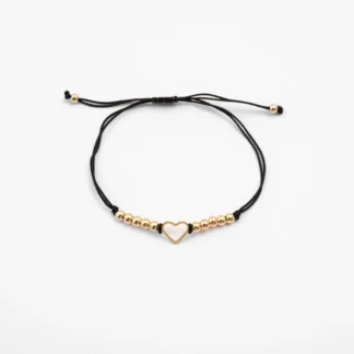 Armbånd Hjerte Sort