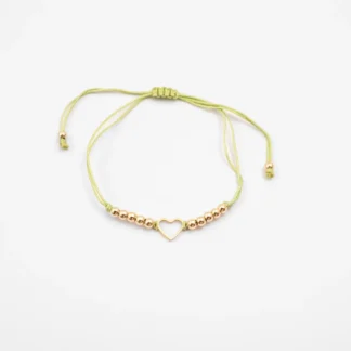 Armbånd Hjerte Grønn