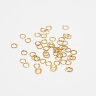 GO1004 O-ring 3,5mm Gullbelagt