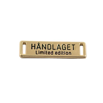 ML1005 Merke Metall Gull Håndlaget