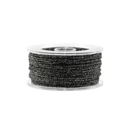 TR334 Smykketråd Sort/glitter