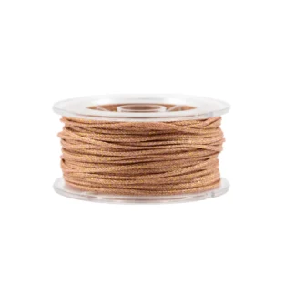 TR340 Smykketråd Brun/glitter