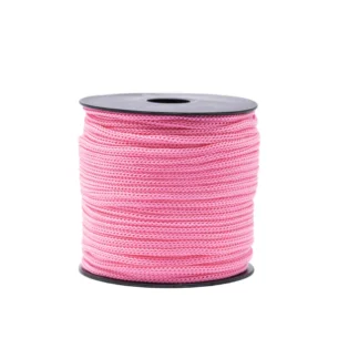 TR345 Hekletråd 4mm 004 Mørk rosa 50m