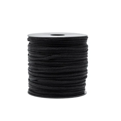 TR347 Hekletråd 4mm 006 Sort 50m
