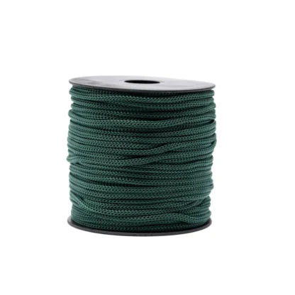 TR356 Hekletråd 4mm 021 Mørk grønn 50m
