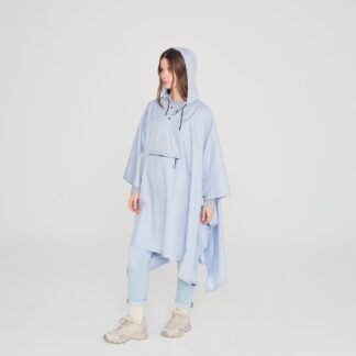 Poncho grey- Bisetti
