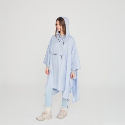 Poncho grey- Bisetti