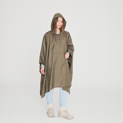 Poncho green- Bisetti