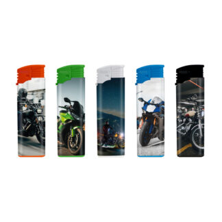 Atomic Electronic Lighter F2 Softflame Refillable Hot Bikes