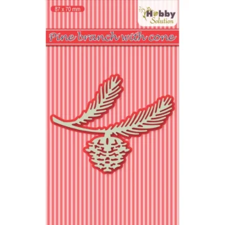 Hobby Solution • Dies Pine Branch With Cone