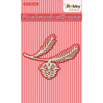 Hobby Solution • Dies Pine Branch With Cone