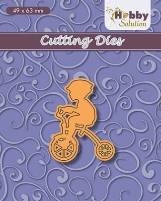 Hobby Solution • Dies Little Boy On Trycicle 49x63mm