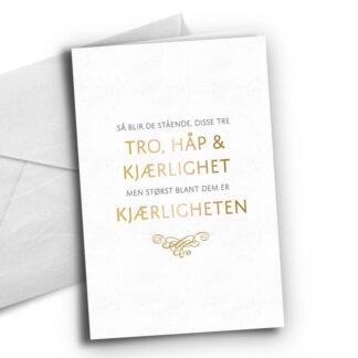 Kort, Tre ord