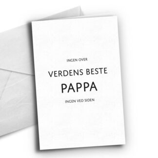 kort, Verdens beste pappa