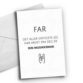 kort, Fars musikksmak