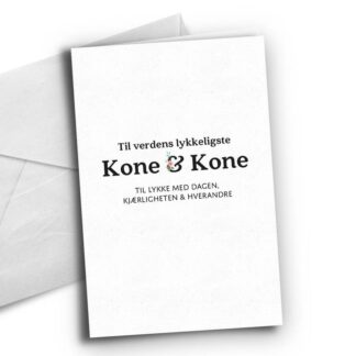 Kort, Kone og kone