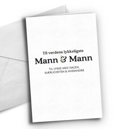 Kort, Mann og mann