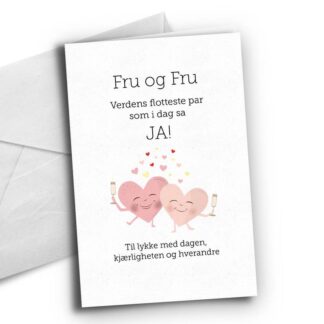 Kort, Fru og fru