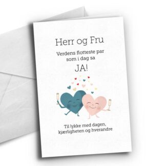 Kort, Herr og fru