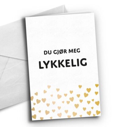 Kort, Du gjør meg lykkelig